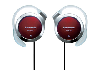 【クリックで詳細表示】Panasonic/パナソニック RP-HZ47-R(レッド) CLIP HEADPHONES /クリップヘッドフォン