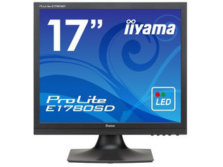 【クリックでお店のこの商品のページへ】17型LED液晶ディスプレイ ProLite E1780SD マーベルブラック E1780SD-B1