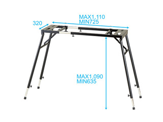 【クリックで詳細表示】KIKUTANI キーボードスタンド KS-101 (KS101)