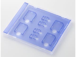 【クリックで詳細表示】ELECOM/エレコム CMC-07BU SD/microSDケース ブルー