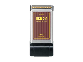 【クリックで詳細表示】I・O DATA/アイ・オー・データ CBUS2 USB 2.0/1.1 インターフェイスPCカード