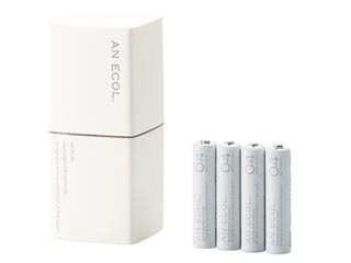 【クリックで詳細表示】ELECOM/エレコム DE-JJ44P4RWH 〈AN ECOL.〉単4形4個＋充電器セット：ホワイト