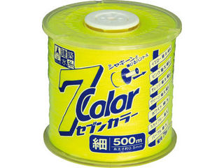 【クリックでお店のこの商品のページへ】7COLOR 細 イエロー 500m 4800
