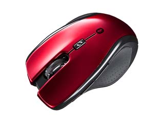 【クリックでお店のこの商品のページへ】サンワサプライ MA-BTH20R ブルートゥース ブルーテックマウス レッド