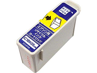 【クリックでお店のこの商品のページへ】ecorica/エコリカ ECI-E05B EPSON IC1BK05互換 リサイクルインクカートリッジ ブラック