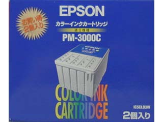 【クリックで詳細表示】EPSON/エプソン IC5CL03W インクカートリッジ：カラー2個入