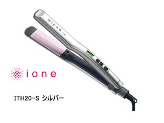 【クリックでお店のこの商品のページへ】TESCOM/テスコム ITH20-S マイナスイオンヘアーアイロン(シルバー)