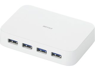 【クリックでお店のこの商品のページへ】バッファローコクヨサプライ BSH4A03U3WH USB 3.0対応USBハブ 超高速転送 セルフ＆バスパワー 4ポート ホワイト