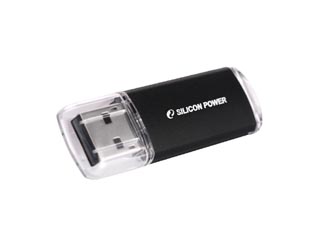 Silicon Power/���ꥳ��ѥ���ե�å������(4GB��)��SP016GBUF2M01V1 USB�ե�å������ 16GB �֥�å� �ʵ��ݾ�
