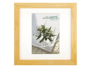 【クリックで詳細表示】HAKUBA/ハクバ FSQCR-NTL1(ナチュラル) SQ木製額 carre(カレ) Lサイズ 1面