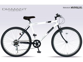 【クリックで詳細表示】MyPallas/マイパラス M-610-W マウンテンバイクMTB 26型 6段ギア (ホワイト)
