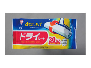 【クリックでお店のこの商品のページへ】アイリスオーヤマ 【4面ヘッド】 フローリングモップ用取替えシート ドライタイプ 30枚入り FMD-30