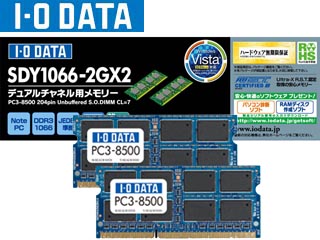 SDY1066-2GX2 ���݃����� 2GB 2���g
