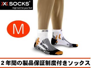 【クリックでお店のこの商品のページへ】GOLDWIN/ゴールドウィン X20037 X-SOCKS(Xソックス) スピード・ワン【Mサイズ】(ホワイト×ブラック)