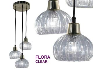 【クリックで詳細表示】DELIGHT/U.S MODERN LIGHT 【納期未定】LT110 FLORA CLEAR(フローラ クリア)