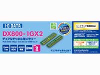 DX800-1Gx2 ���݃����� 1GBx2
