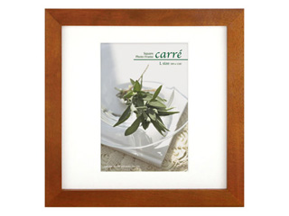 【クリックで詳細表示】HAKUBA/ハクバ FSQCR-BRL1(ブラウン) SQ木製額 carre(カレ) Lサイズ 1面