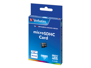 【クリックで詳細表示】Verbatim MHCN16GYVZ1 microSDカード 16GB