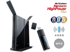 11g/b/n�Ή� 300Mbps ����LAN���[�^�{USB�q�@ �G�A�X�e�[�V���� WZR-HP-G302HN/U USB�p�f�[�^�J�[�h�Ή�
