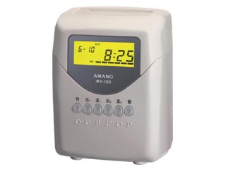 【クリックでお店のこの商品のページへ】AMANO/アマノ MX-100 電子タイムレコーダー