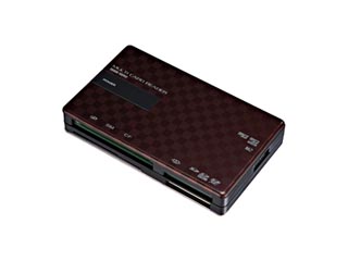 【クリックで詳細表示】サンワサプライ ADR-ML111BR USB2.0 カードリーダー ブラウン