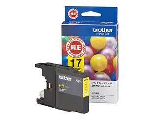 【クリックで詳細表示】brother/ブラザー LC17Y 大容量インクカートリッジ (イエロー)
