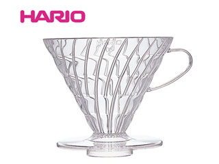 【クリックで詳細表示】HARIO/ハリオ VD-03T V60透過ドリッパー クリア(1～6杯用)