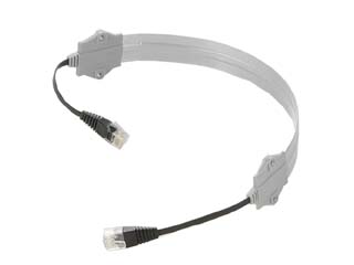 【クリックで詳細表示】ELECOM/エレコム LD-VAPF/SV05 高耐久 すきま用アルミ強化フラットLANケーブル 0.5m