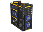 LANBOYAIR-YELLOW Gamer Cases�V���[�Y �I�[�v���t���[�����W�����[PC�P�[�X �C�G���[