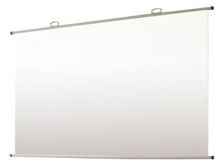 【クリックで詳細表示】OS SCREEN/オーエススクリーン SMH-080HN-WG107(ホワイト) マスク無し掛図スクリーン 【送料代引き手数料無料！】