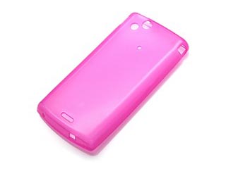 【クリックで詳細表示】リックス RX-XPARC14CP XPERIAarc専用TPUセミハードケース クリアピンク
