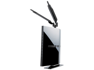 LAN-WH300AN/DGR IEEE802.11n/a/g/b���� ����LAN���[�^/300Mbps/Giga/11na/�A���e�i�t