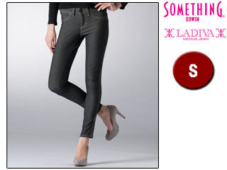 SOMETHING VL110-DBK LADIVA �A���N���t�B�b�g�p���c �yS�z (�u���b�N�f�j��)