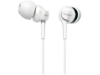 【クリックで詳細表示】SONY/ソニー MDR-EX100LP-W(ホワイト) 密閉型インナーイヤーレシーバー