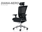 �y���@�\�`�F�A DIANA NERO/�f�B�A�i �l���z VDC-DAN01M-BK �u���b�N