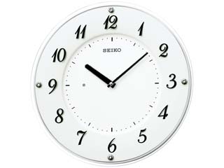 【クリックで詳細表示】SEIKO/セイコークロック 電波掛時計 薄型 木枠 【KX503W】