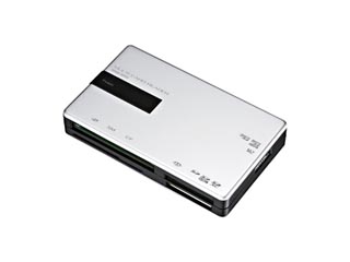 【クリックで詳細表示】サンワサプライ ADR-ML111SV USB2.0 カードリーダー シルバー