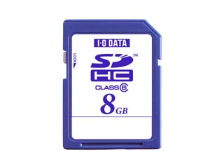 SDH-S8G SDHC�������[�J�[�h 8GB Class/�N���X6