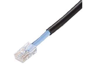 【クリックで詳細表示】ELECOM/エレコム LD-VAPF/BK10 屋外対応 CAT5ELANケーブル 10m