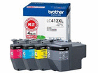 1ʂ́Abrother uU[ LC412XL4PK   łB