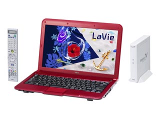 PC-LM370AS6R ノートパソコン LaVie M LM370/AS6R グロスレッド ワイヤレスTVデジタル搭載