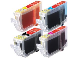 【クリックでお店のこの商品のページへ】G＆G/カラークリエーション NIC-3e-4PACK canon/キヤノン互換インクカートリッジ 4色マルチパック BCI-3e/4MP対応