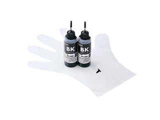 【クリックで詳細表示】サンワサプライ INK-C9B120 キヤノン用詰め替えインク (顔料黒・120ml)