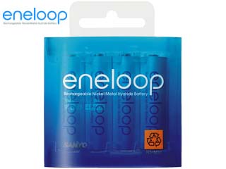 HR-3UTG-4BP 充電式ニッケル水素電池「eneloop」(単3形)