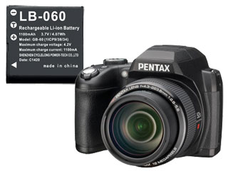 【クリックで詳細表示】PENTAX/ペンタックス XG-1とLB-060充電式リチウムイオンバッテリーセット【xg1set】 ＜br＞ 【バッテリーセット】