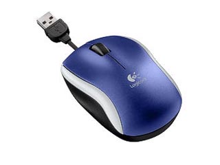 【クリックでお店のこの商品のページへ】Logicool/ロジクール M125BL Corded Mouse M125 ブルー