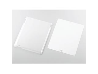 【クリックでお店のこの商品のページへ】ELECOM/エレコム 【メーカー在庫限り！】TB-A11MPVCR iPad 2用シェルカバー(液晶保護フィルム付) クリア ＜br＞ ★メーカー在庫限り！メーカー完売の際はご容赦ください