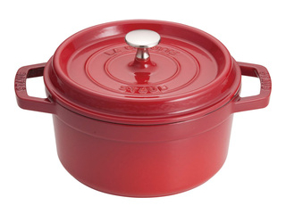 【クリックで詳細表示】staub/ストウブ 〔ホーロー鍋〕 RST4743 ピコ・ココット ラウンド (20cm)/チェリー ＜br＞ 【zakkakagu14】