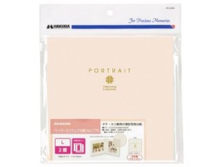 M1770-L-2PK(ピンク) ペーパースクウェア台紙 No.1770 Lサイズ 2面(角×2枚)