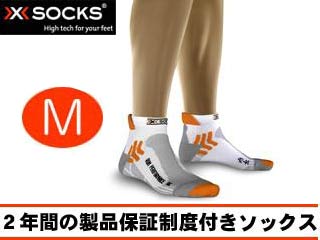 【クリックでお店のこの商品のページへ】GOLDWIN/ゴールドウィン X20039 X-SOCKS(Xソックス) ラン・パフォーマンス【Mサイズ】(ホワイト)